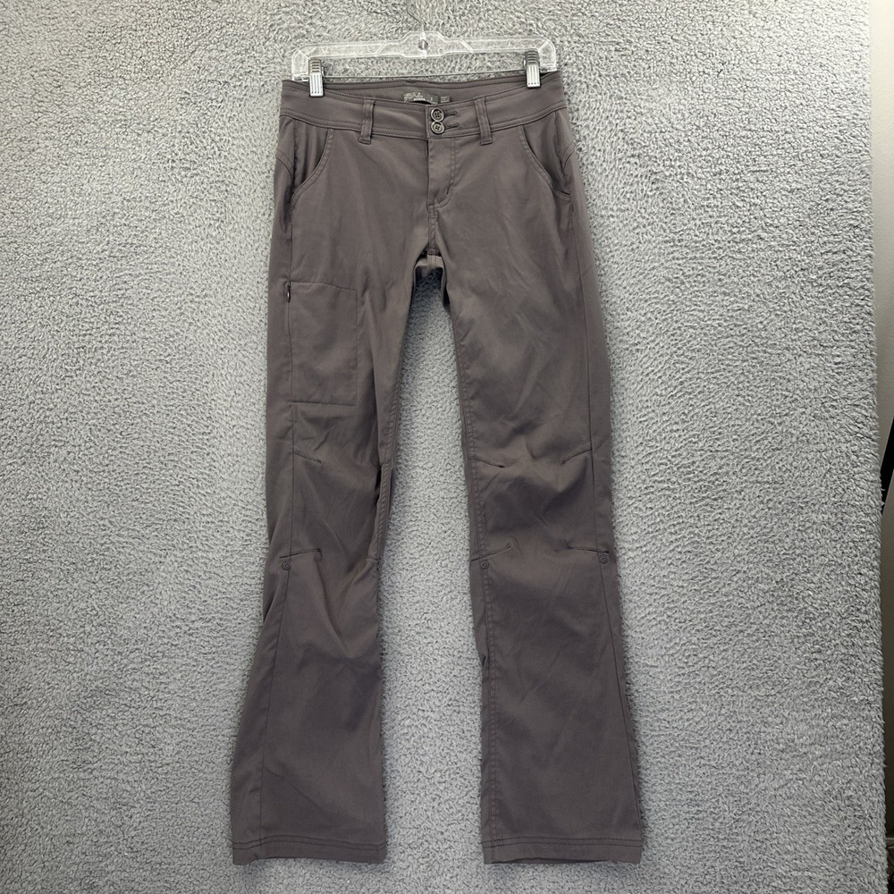 Prana Women's Taupe Bootcut Stretch Pants